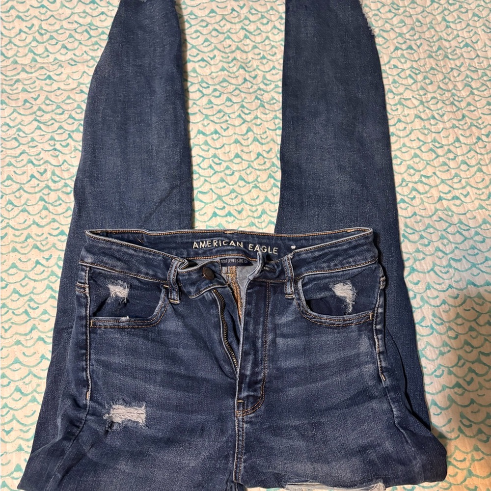 American Eagle Outfitters Blue Skinny Jeans